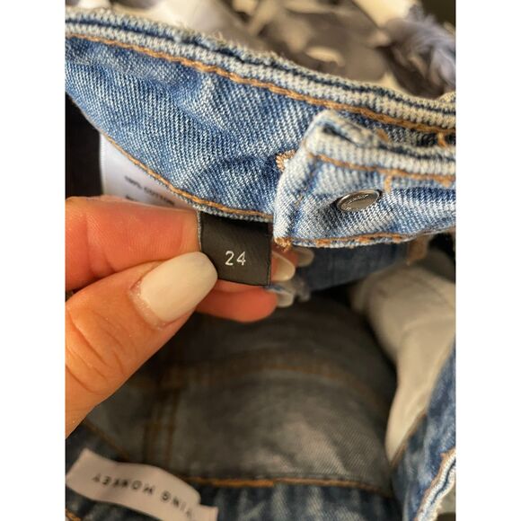 Flying Monkey Women's Cropped Ankle Bootcut Jeans - Picture 7 of 7